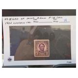 United States U.S. 1924 Scott #600 3Â¢ Coil Stamp