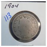 1904 Liberty Head V Nickel