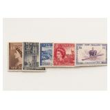 New Zealand 1953 Coronation #280-284 Set
