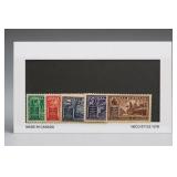 Five 1936 New Zealand Chamber of Commerce Stamps