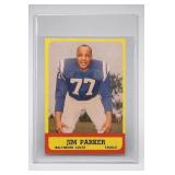1963 Topps Jim Parker #5 Football Card