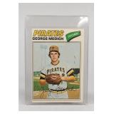 1977 Topps George Medich Mismatched-Back Card