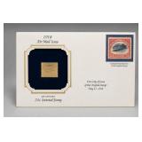 1918 22kt Gold 24ï¿½ Inverted Jenny Replica