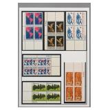Lot of 6ï¿½ U.S. Stamp Plate Blocks