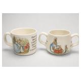 Pair of Wedgwood Peter Rabbit Mugs