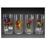 Lot of 4 1976 Bicentennial Glass Tumblers