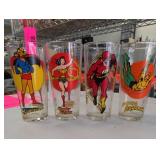 Lot of Comic Character Drinking Glasses