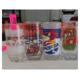 Pepsi/ Pepsi-Cola Four Pepsi Promotional Tumblers