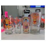 Five Rocky, Dr. Seuss & Wrestling-Themed Glasses