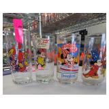Set of Four Disney / Walt Disney Minnie Tumblers