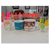 Set of Seventeen Lot of Novelty Ceramic Mugs