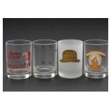 4 Hopalong Cassidy & Durango Glasses