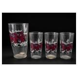 4 Applause California Raisins Tumblers