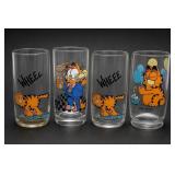 4 Jim Davis Garfield Tumblers