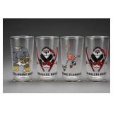 Lot of 4 Cartoon Sports Tumblers