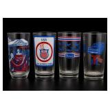 Lot of Illustrated Glass Tumblers