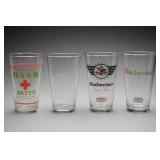 Lot of Four M*A*S*H, Budweiser & Other Tumblers
