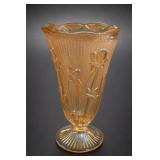 Jeannette Iris & Herringbone Carnival Vase