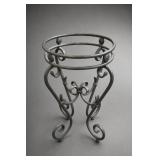Scrollwork Metal Plant Stand Frame