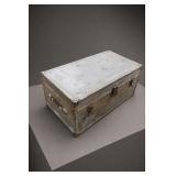 Metal-Clad Trunk with Dragon-Pattern Lining