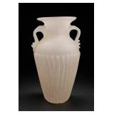 LUX Made in Italy Ribbed Glass Vase