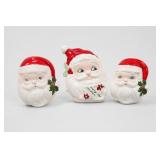 Ceramic Santa Figurine and Shakers