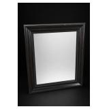 Black Framed Beaded Wall Mirror