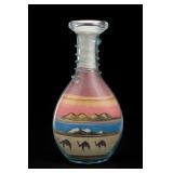Desert Scene Sand-Art Glass Bottle