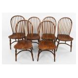 Windsor-Style Wooden Side Chairs