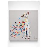 Multicolor Dog Canvas Print