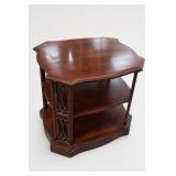 Wooden Occasional Table with Two Shelves