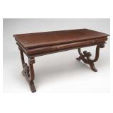 Decorative Wooden Library Table