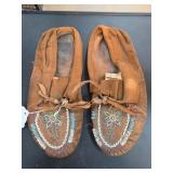 Native American Woodlands-Style Beaded Moccasins