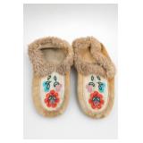 Native American Beaded Moccasin Slippers