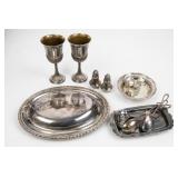 Assorted Silver-Tone Tableware