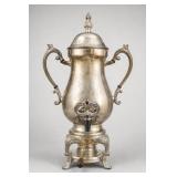 Ornate Covered Metal Beverage Urn