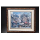 Framed Paris Market Artistï¿½s Proof Print