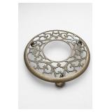 Ornate Pierced Metal Planter Stand