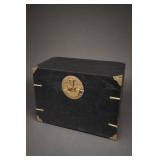 Black Decorative Trunk/Chest, Lined Interior