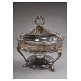 Ornate Covered Serving Dish on Stand