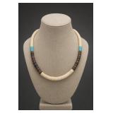 Multicolored Heishi-Style Disc-Bead Necklace