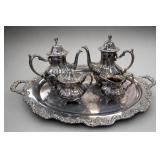 5-Piece Towle Silverplate Tea Service