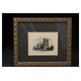 Westminster Abbey Framed Architectural Print