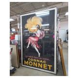 Framed Cognac Monnet Poster After Cappiello