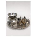 Five-Piece Ornate Serving Ware Group