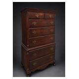 Mahogany Highboy Chest of Drawers