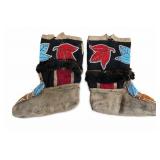 Native American Beaded High-Top Mukluks