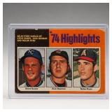 1975 Topps #7 ï¿½74 Highlights Baseball Card