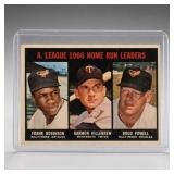 1967 Topps #243 AL Home Run Leaders Card