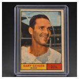 1961 Topps 33 Gary Geiger Baseball Card